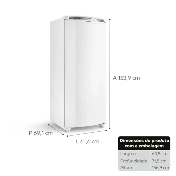 Geladeira Consul CRB36ABBNA 300L Branca 220V - Imagem 3