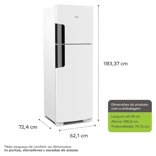 Geladeira Consul CRM44ABBNA 386L Branca 220V - Imagem 5