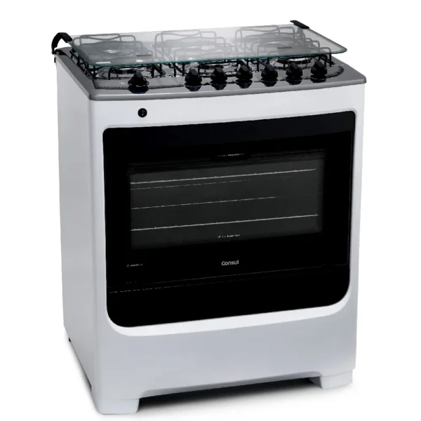 Fogão Consul 6 Bocas Inox Bivolt CFS6NABUNA