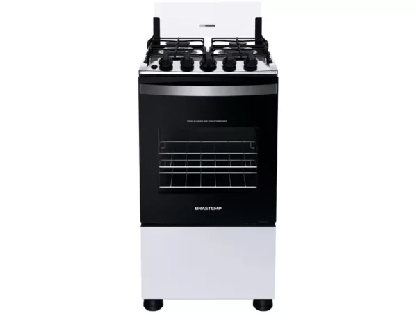 Fogão Brastemp 4 bocas Inox Bivolt BFO4NBBUNA
