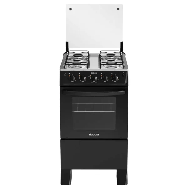 Fogão Itatiaia 4 Bocas Star New Inox Preto Bivolt - Imagem 5