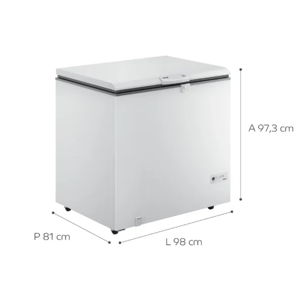 Freezer Consul Horizontal 309L CHA31FBBNA BR 220V - Imagem 3