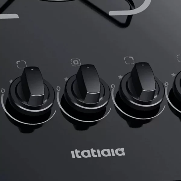 Fogão Cooktop Itatiaia 5 Bocas Essencial Bivolt Preto - Imagem 4