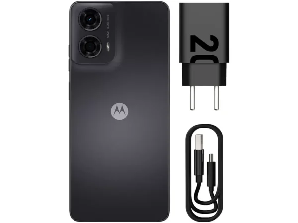 Celular Motorola Moto G24 XT2423-6 4GB 128GB Grafite - Imagem 6