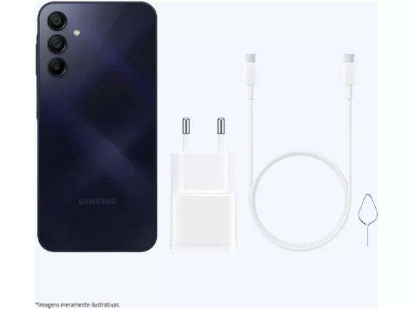 Celular Samsung Galaxy A15 SM-A155MDSN 4GB 128GB Azul Escuro - Imagem 5