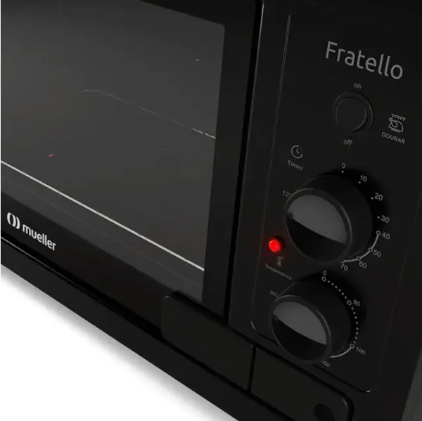 Forno Elétrico Mueller 44L Fratello Preto 220V - Imagem 5