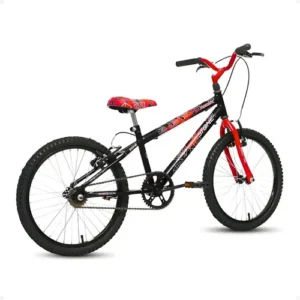 Bicicleta Stone Aro 20 Rock Preta Vermelha