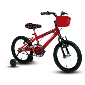 Bicicleta Stone Aro 16 SK-II Feminina Vermelha Preto